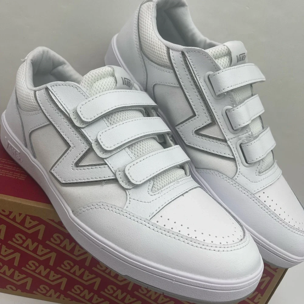 Vans Men’s Lowland Cc Velcro 
Sport True White/Drizzle Sneakers 
VN000CRJXP3 - Picture 6 of 16